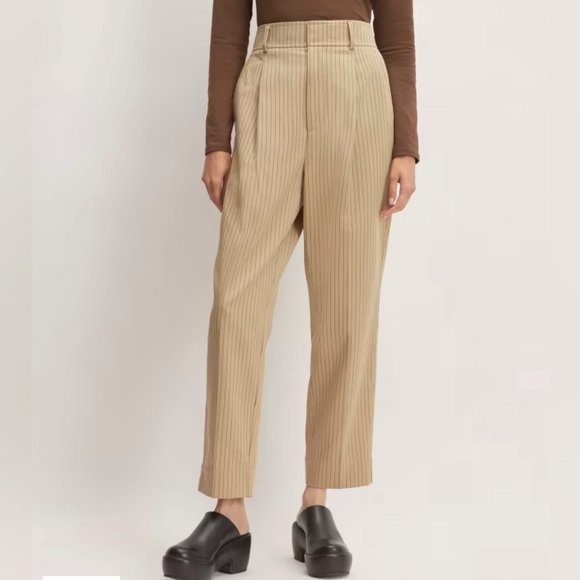 Everlane tapered tencel trousers way high, size 14 - Picture 3 of 3